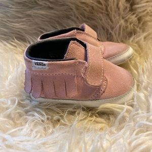 Baby Vans - Pink Moccasins Size 3